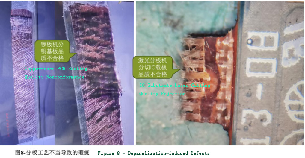 Depanelization-induced Defects